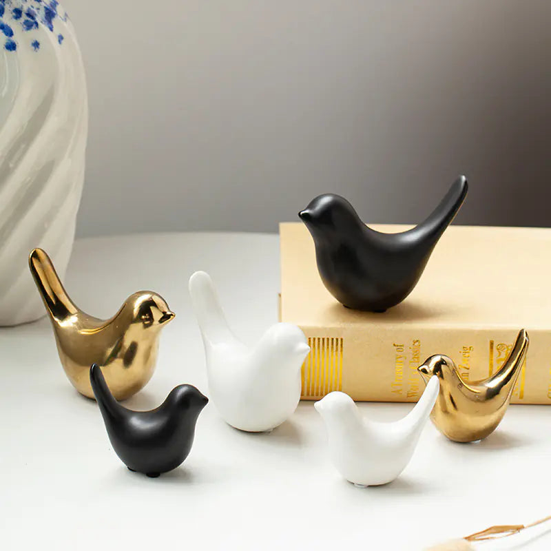 Nordic Ceramic Dove – Minimalist Home Decor