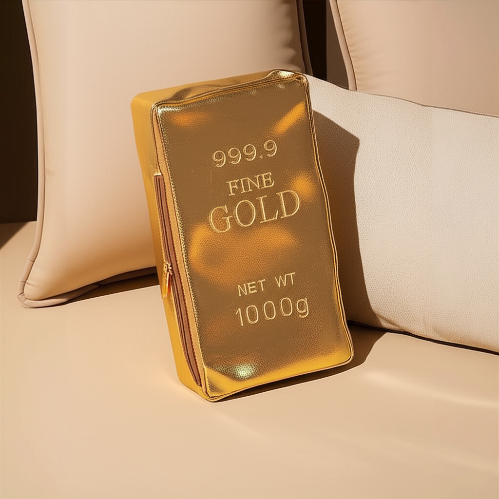 Golden Luxe Bar Pillow