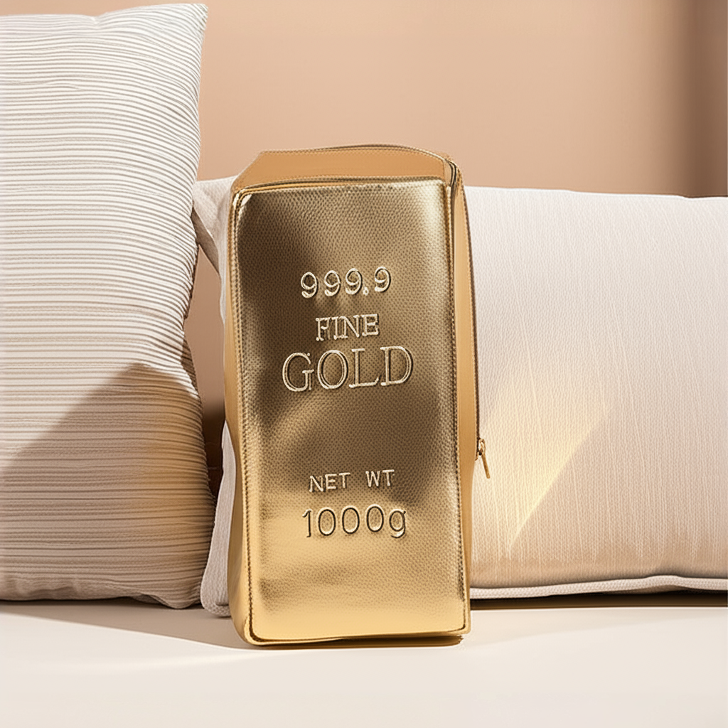 Golden Luxe Bar Pillow