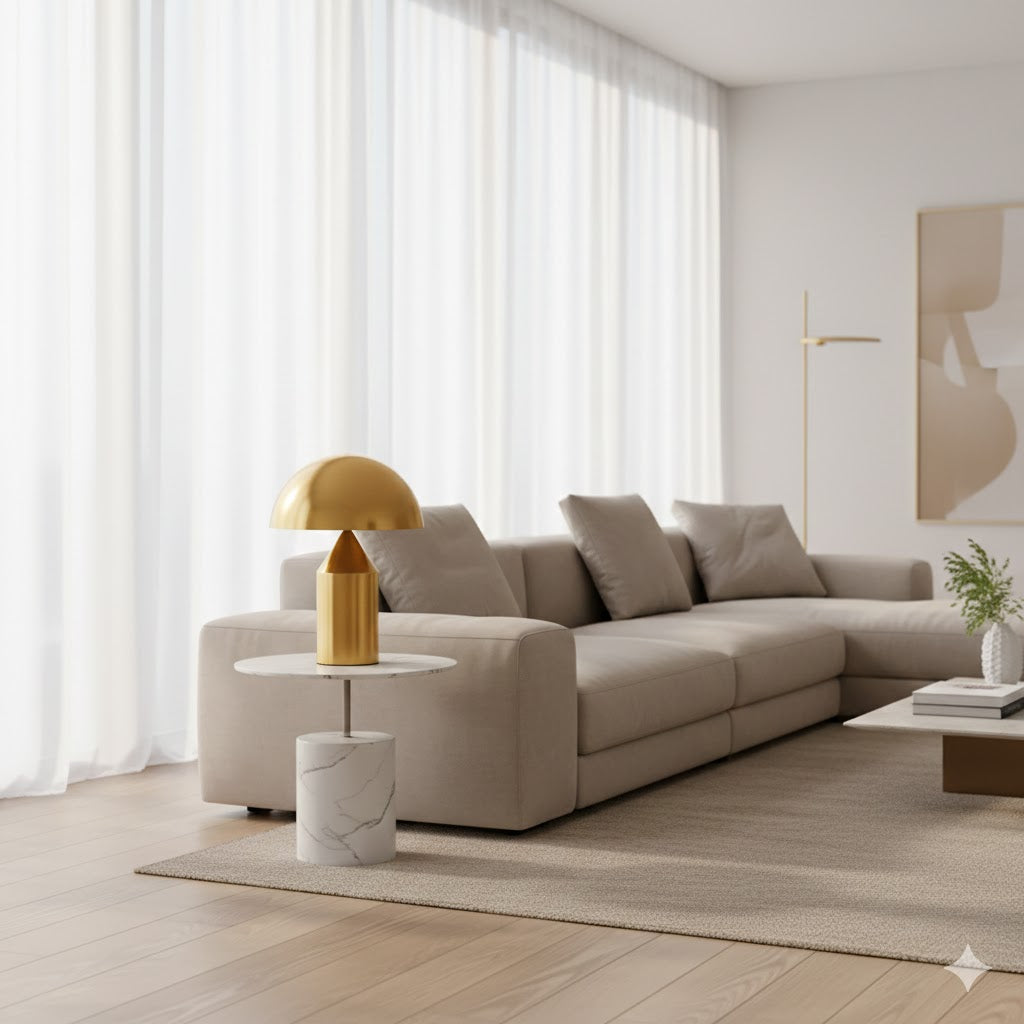 Modern Luxe Mushroom Lamp