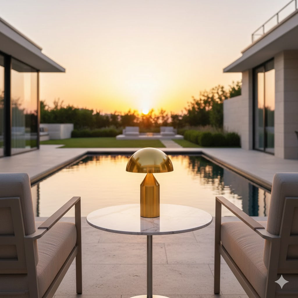 Modern Luxe Mushroom Lamp