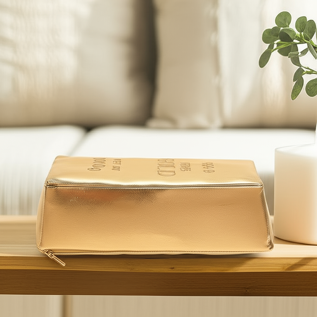 Golden Luxe Bar Pillow