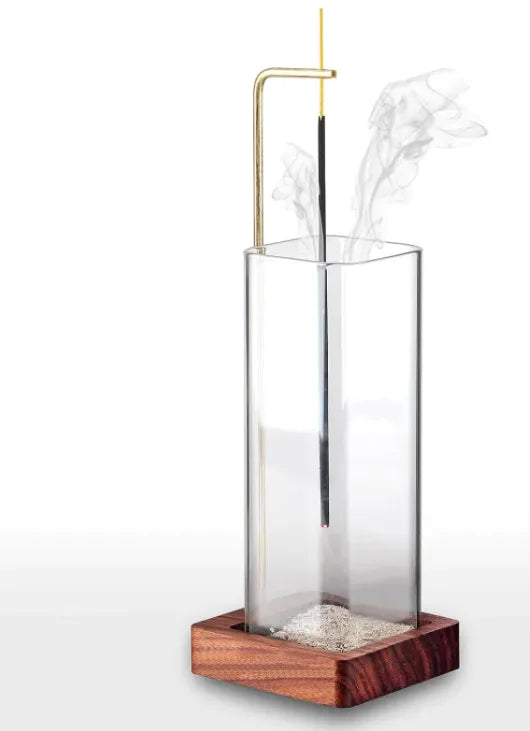 Zen Flow Glass Incense Holder