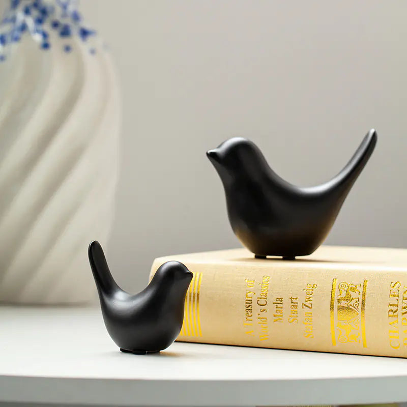 Nordic Ceramic Dove – Minimalist Home Decor