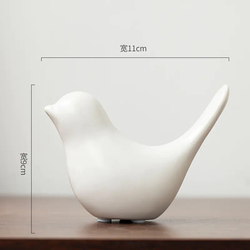 Nordic Ceramic Dove – Minimalist Home Decor