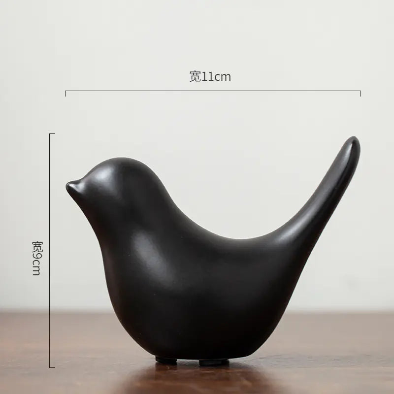 Nordic Ceramic Dove – Minimalist Home Decor