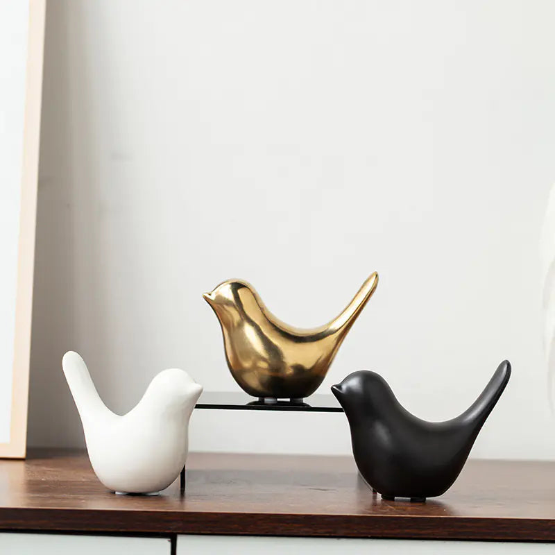 Nordic Ceramic Dove – Minimalist Home Decor