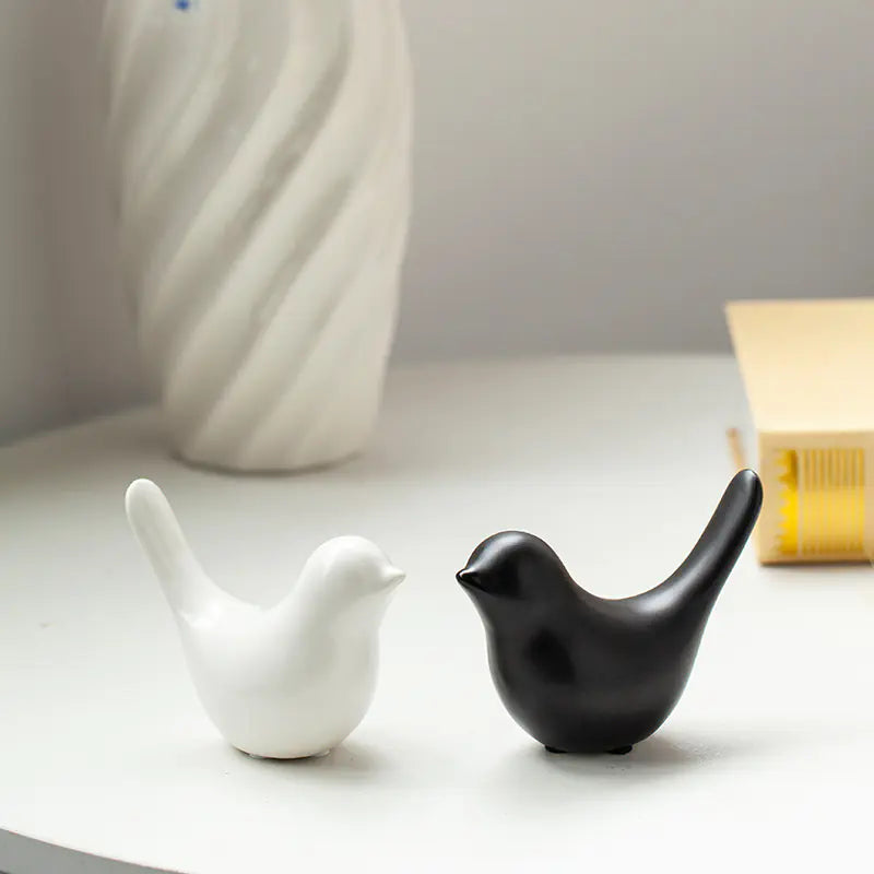 Nordic Ceramic Dove – Minimalist Home Decor